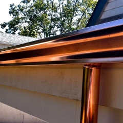 K-syle copper gutter